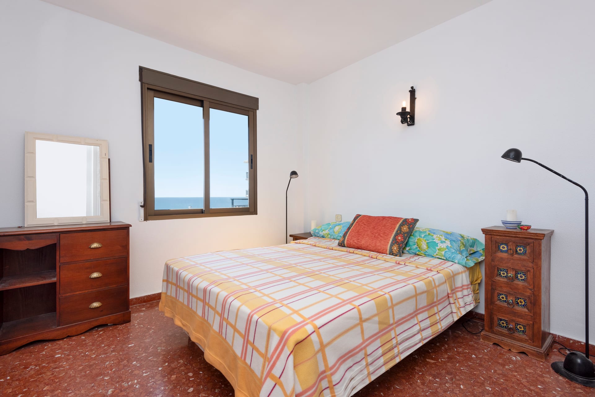 Casa Kevin main bedroom with sea view